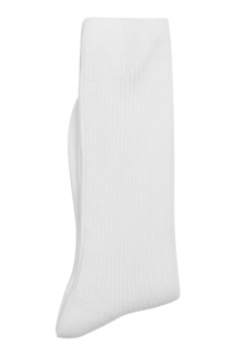 Белые кашемировые носки Jil Sander