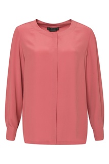 Базовая блузка кораллового оттенка Marina Rinaldi
