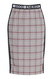 Комбинированная юбка-карандаш с отделкой Marina Rinaldi