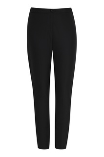 Черные брюки из эластичной ткани Marina Rinaldi