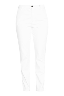 Белые брюки из хлопка Marina Rinaldi