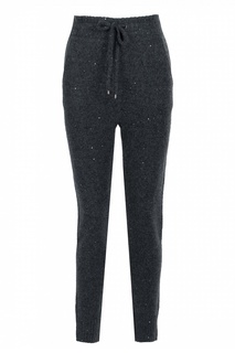 Черные трикотажные брюки спортивного стиля MAX & MOI
