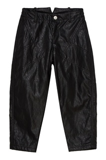 Черные брюки из искусственной кожи Philosophy