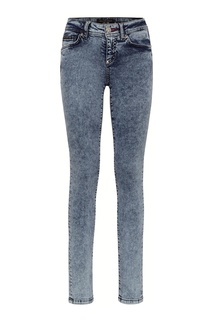 Серо-голубые джинсы-скинни Philipp Plein
