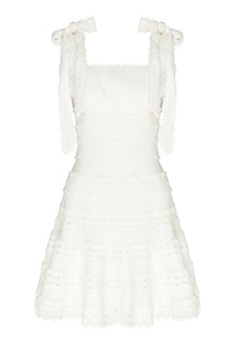 Короткий кружевной сарафан на завязках Kirra Zimmermann