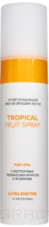 Domix, Спрей очищающий против вросших волос с экстрактами тропических фруктов и энзимами Troical Fruit Spray, 250 мл Aravia
