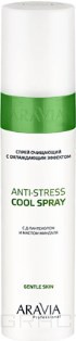 Domix, прей очищающий с охлаждающим эффектом с Д-пантенолом Anti-Stress Cool Spray, 250 мл Aravia