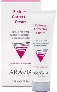 Domix, Крем-корректор для кожи лица, склонной к покраснениям Redness Corrector Cream, 50 мл Aravia