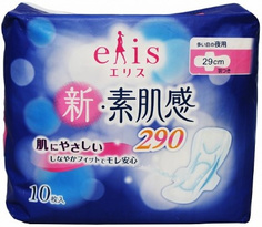 Elis, Женские гигиенические прокладки Shin-Suhadakan, ночные, 10 шт
