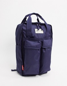 Рюкзак с двумя карманами Levis-Темно-синий