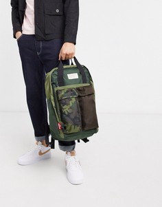 Камуфляжный рюкзак с двумя карманами Levis-Зеленый