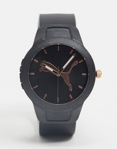 Черные наручные часы с логотипом Puma P1006-Черный