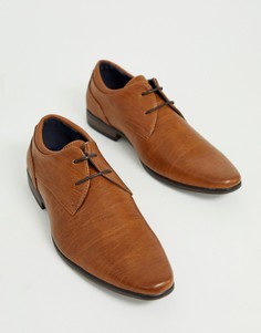 Светло-коричневые туфли на шнуровке River Island-Светло-коричневый