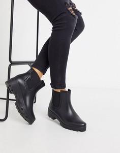 Черные матовые ботинки челси London Rebel-Черный цвет