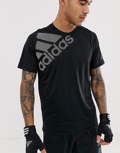 Черная футболка с логотипом adidas Training-Черный
