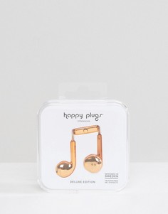 Наушники цвета розового золота Happy Plugs-Мульти