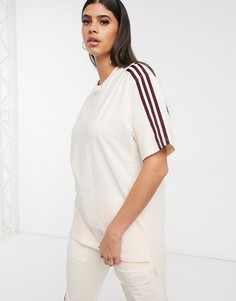 Светло-бежевая oversized-футболка adidas x IVY PARK-Кремовый