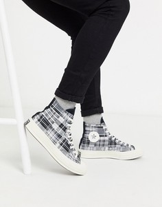 Черные кеды в стиле пэтчворк Converse Chuck 70-Черный