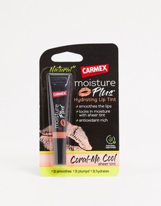 Бальзам для губ Carmex Moisture Plus - Coral Me Cool-Розовый цвет