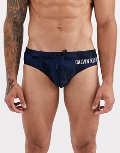 Плавки с логотипом Calvin Klein-Синий