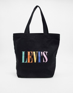 Сумка-тоут с логотипом Levis-Черный