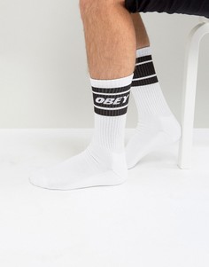 Белые спортивные носки Obey Cooper II-Белый