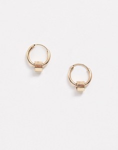 Серьги-кольца Icon Brand-Золотой