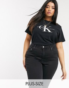 Calvin klein women's jeans plus size sales