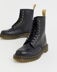Черные классические ботильоны из веган-кожи Dr Martens 1460-Черный цвет