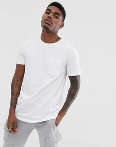 Меланжевая футболка WESC Maxwell-Белый