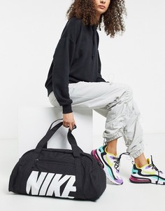 Черная сумка дафл с логотипом Nike Training-Черный