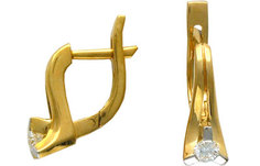 Золотые серьги 32C640318 Ювелирное изделие