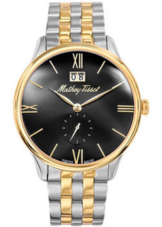 Швейцарские наручные мужские часы Mathey-Tissot H1886MBN. Коллекция Edmond