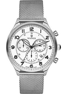 Швейцарские наручные мужские часы Wainer WA.19698A. Коллекция Wall street