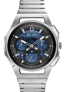 Японские наручные мужские часы Bulova 96A205. Коллекция CURV