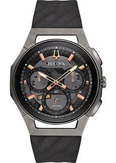 Японские наручные мужские часы Bulova 98A162. Коллекция CURV