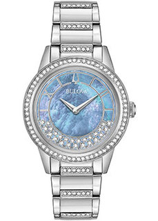 Японские наручные женские часы Bulova 96L260. Коллекция Crystal Ladies