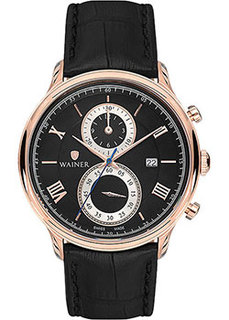 Швейцарские наручные мужские часы Wainer WA.19588A. Коллекция Wall street