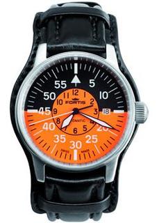 Швейцарские наручные мужские часы Fortis 595.11.13L.01. Коллекция Aviatis