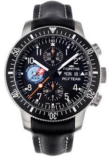 Швейцарские наручные мужские часы Fortis 638.10.91L.01. Коллекция Cosmonautis