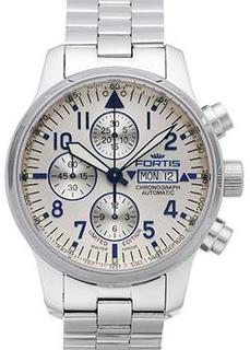Швейцарские наручные мужские часы Fortis 701.20.92M. Коллекция Aviation