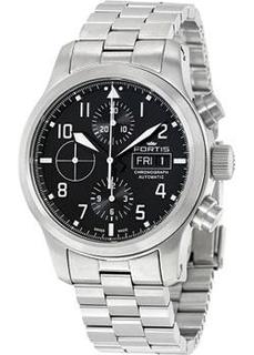 Швейцарские наручные мужские часы Fortis 656.10.10M. Коллекция Aviation