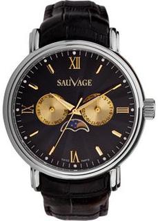 Швейцарские наручные мужские часы Sauvage SV89312S. Коллекция Etalon