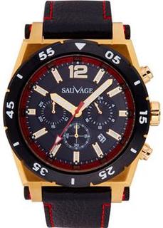 Швейцарские наручные мужские часы Sauvage SV44765GB. Коллекция Strong Selection
