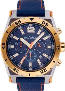 Швейцарские наручные мужские часы Sauvage SV44765SG. Коллекция Strong Selection