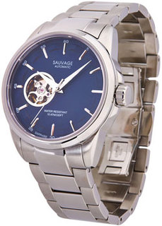 Швейцарские наручные мужские часы Sauvage SV66542SBL. Коллекция Automatic