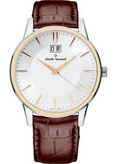 Швейцарские наручные мужские часы Claude Bernard 63003-357RAIR. Коллекция Classic Gents
