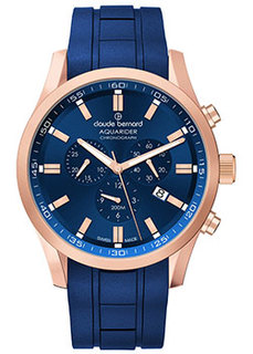 Швейцарские наручные мужские часы Claude Bernard 10222-37RCABUBUIR1. Коллекция Aquarider