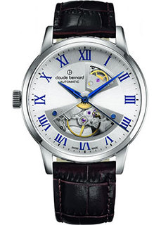 Швейцарские наручные мужские часы Claude Bernard 85017-3ARBUN. Коллекция Classic Automatic