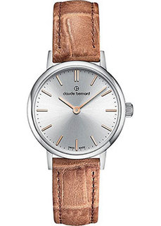 Швейцарские наручные женские часы Claude Bernard 20215-3AIR. Коллекция Ladies Slim Line